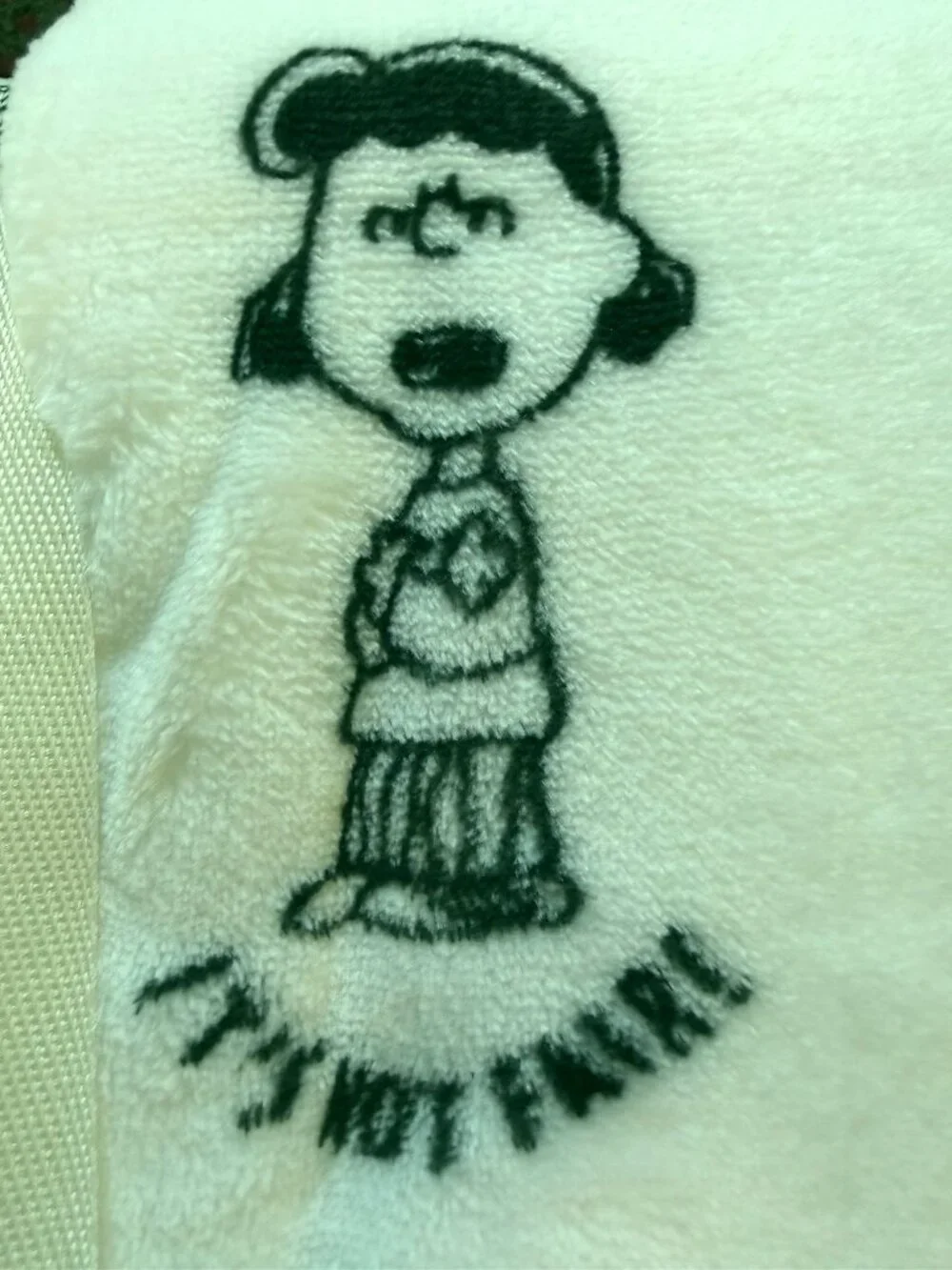 Snoopy Peanuts Berkshire Black White Quote Throw 60x70 NWT